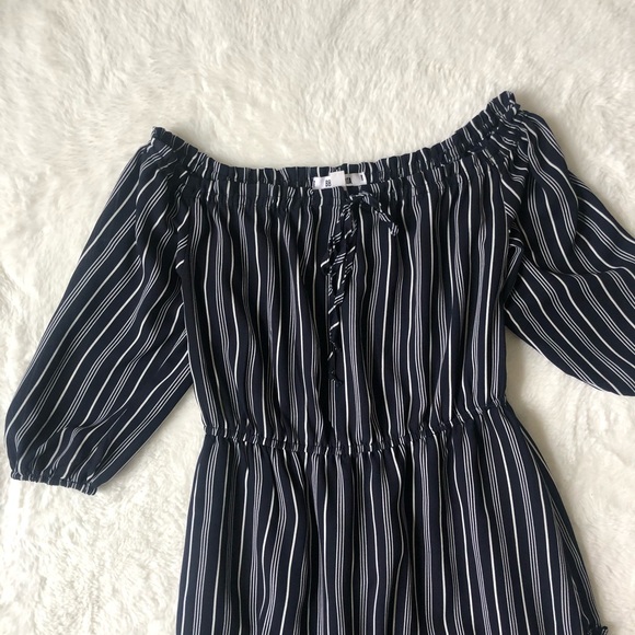 Bb Dakota Mckenna Dress in Navy - Picture 4 of 7